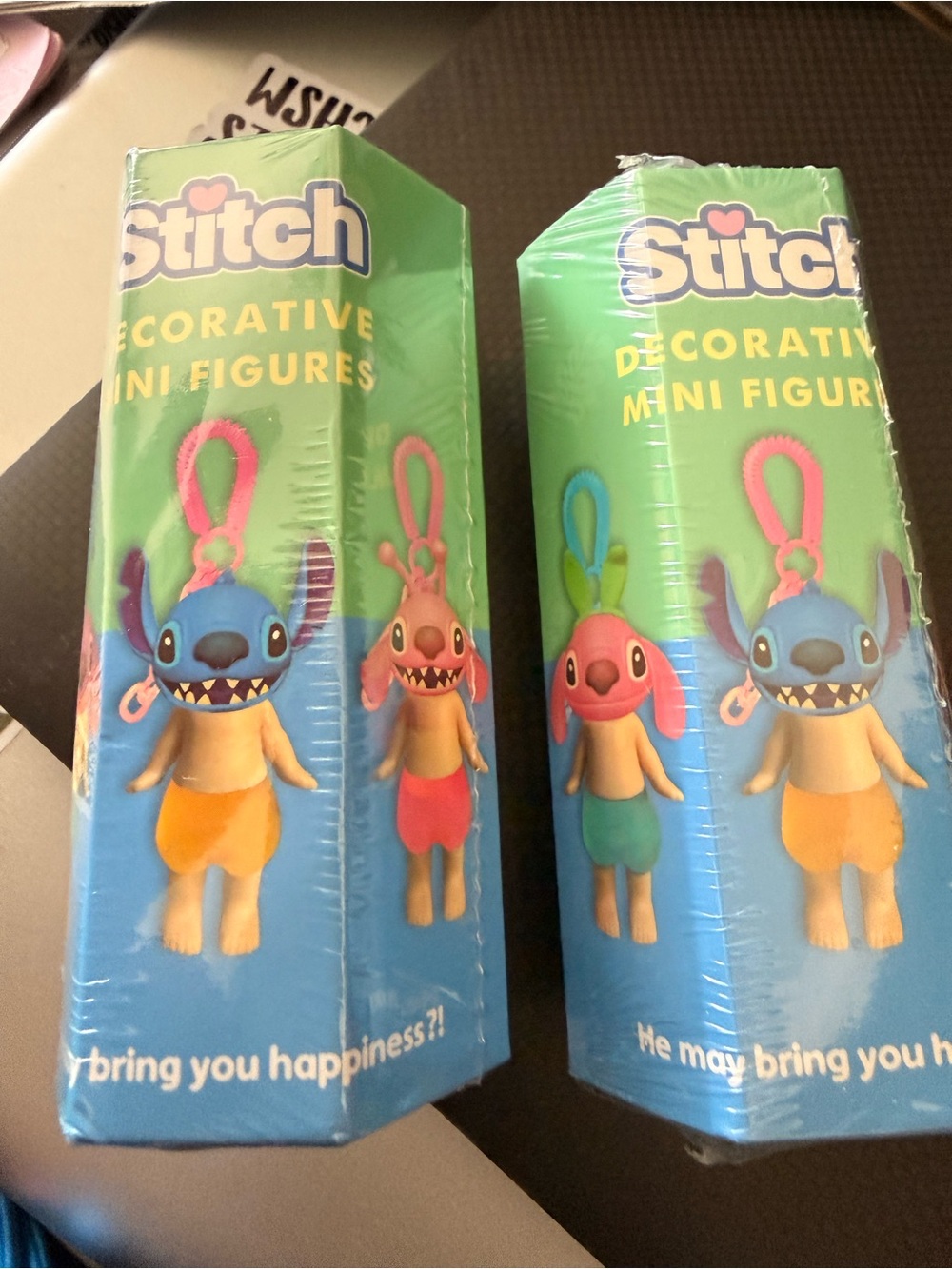Decorative Mini Figures Keychain - Disney, Stitch blind boxes -2 boxes